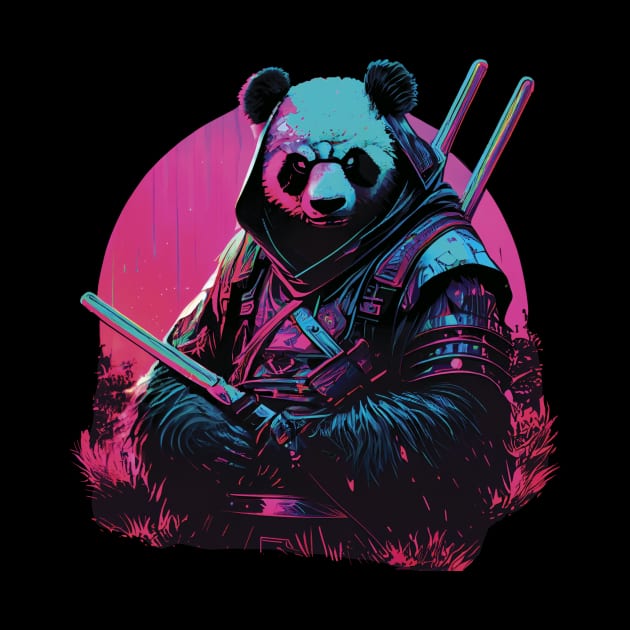 Samurai panda by GreenMary Design