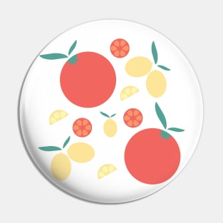 Oranges and Lemons Pin