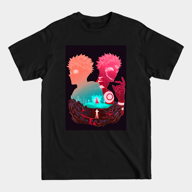 Disover sukuna and yuji dark version - Jujutsu Kaisen Characters - T-Shirt