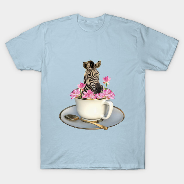 Discover Zebra Lotus Flower Cup - Zebra Lotus Coffee Cup - T-Shirt