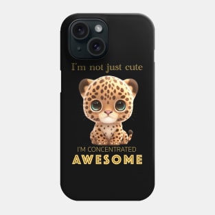 Panther Concentrated Awesome Cute Adorable Funny Quote Phone Case