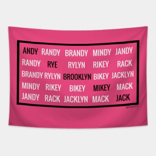 Roadtrip Ships Black and White Love Ship-Names RoadtripTV Boyband Tapestry