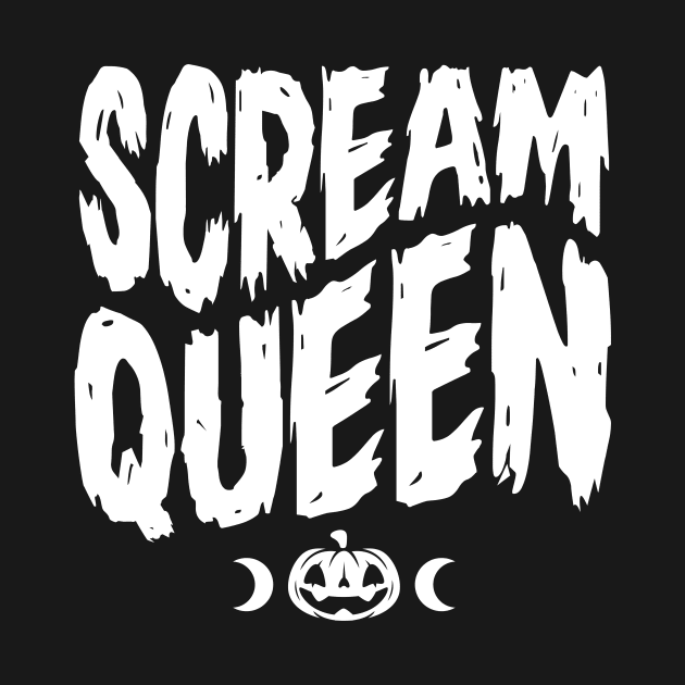 Scream Queen - Pumpkin - Halloween - Graphic by Nemons