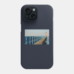 Port la Nouvelle pier. Phone Case