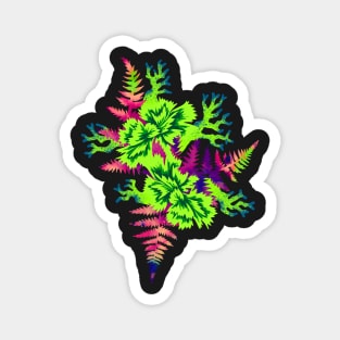 Coral Carnation - Green/Purple Magnet