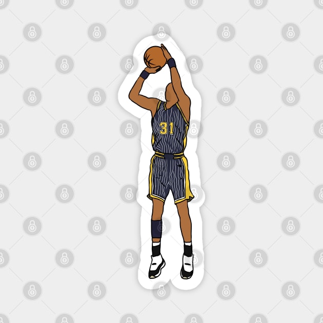 Reggie Miller Jumpshot Magnet by rattraptees