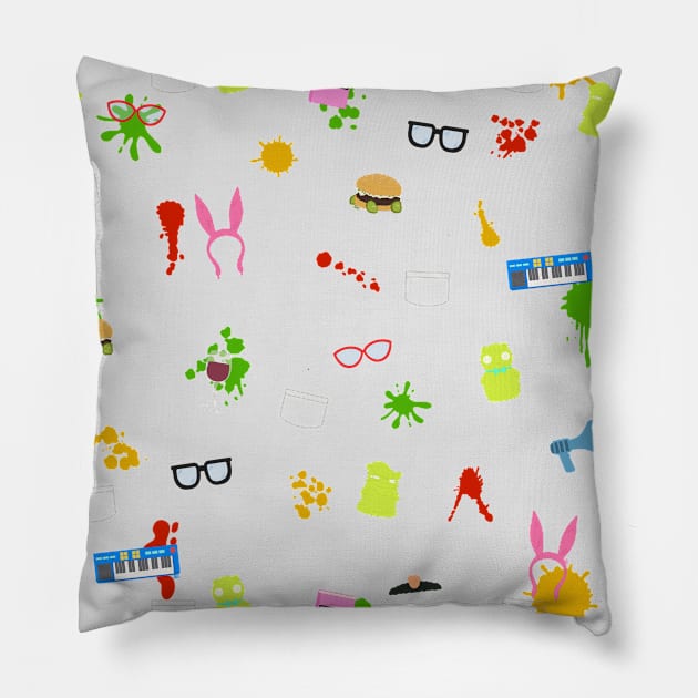 Bob's Apron Pattern Pillow by SpectreSparkC