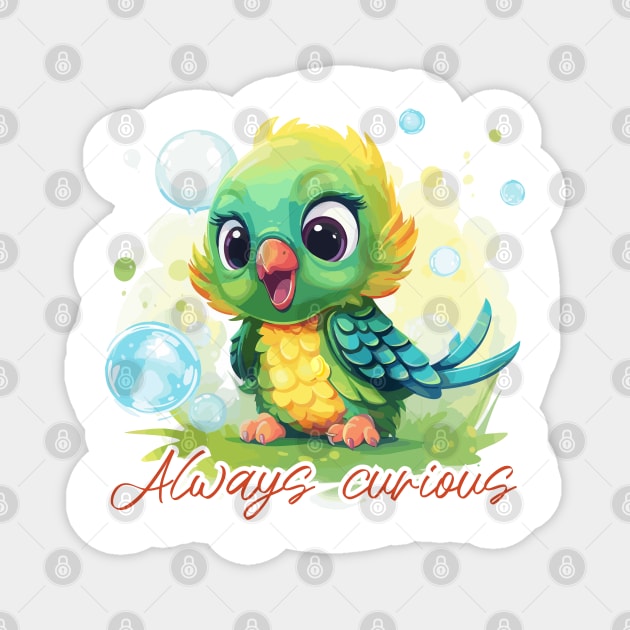 Always curious Magnet by JessCrafts