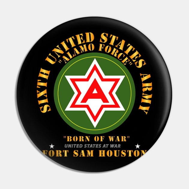 6th United States Army - Fort Sam Houston Pin by twix123844