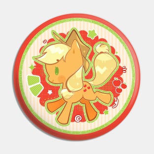 MLP Applejack Chibi Pin