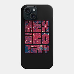 Mexico City Map Typography - Hope Phone Case