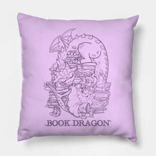 Book Dragon Pillow