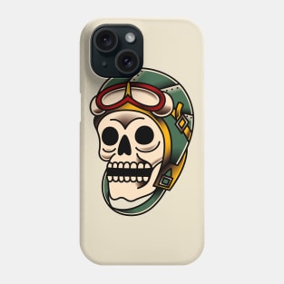 Fighter Pilot Skull Phone Case