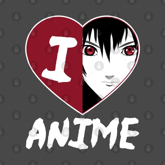 I Love Anime Face by creative