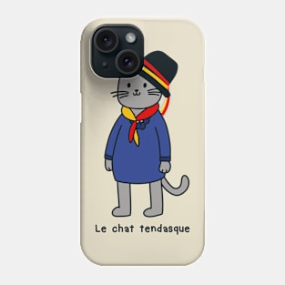 Le chat tendasque - village de Tende, Vallée de la Roya Phone Case