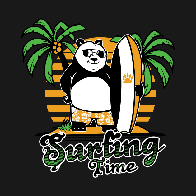 Surfing Panda by D3monic