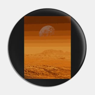 Mars - Landscape Pin