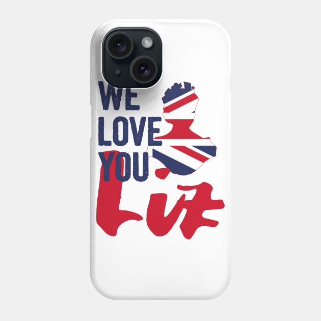 We love you LIZ, Rest in peace Queen Elizabeth II Phone Case by Myteeshirts