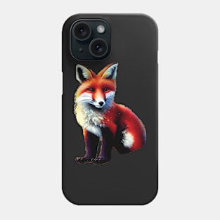 CUTE FOX CUB CUT OUT Phone Case