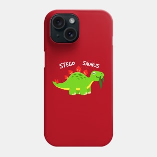 Cute Stegosaurus for Kids Phone Case