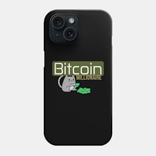 Bitcoin Millionare Cat Phone Case