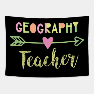 Geography Teacher Gift Idea Tapestry