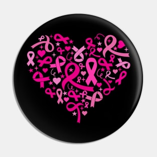 Breast Cancer Awareness Heart Pin