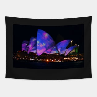 Lavender Blue Opera House Tapestry