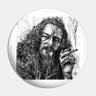 IAN ANDERSON ink portrait .1 Pin