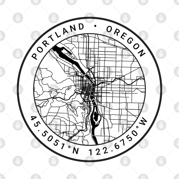 Portland Map by Ryan-Cox