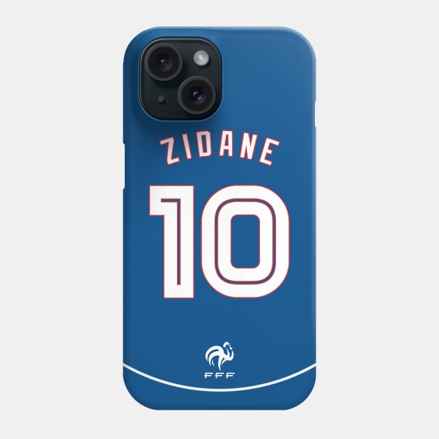 Zidane 10 Phone Case by InspireSoccer