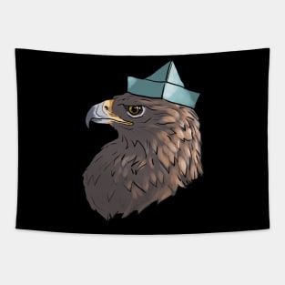 Paper Hat Eagle Tapestry