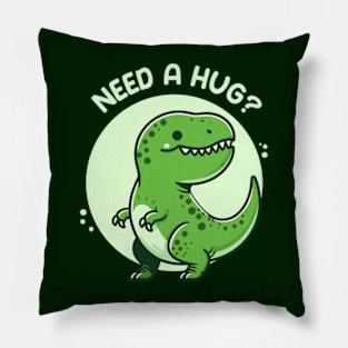 Kawaii T-rex Style Pillow