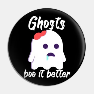 Ghosts boo it better Pin