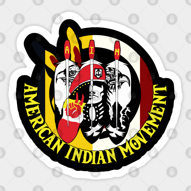 American Indian Movement Sticker