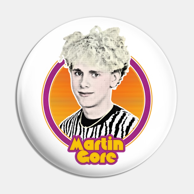 Martin L Gore // 80s Retro Fan Design Pin by DankFutura