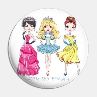 SET of girls princesses Pin