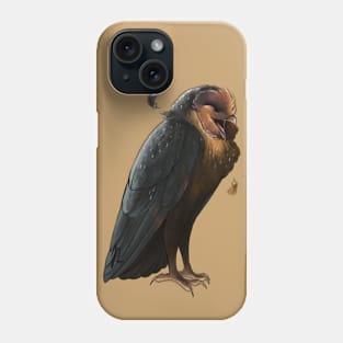 Black Barn Owl Phone Case