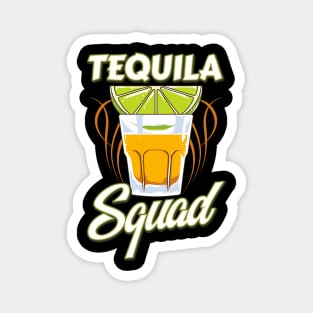 Cute & Funny Tequila Squad Margarita Drinking Magnet