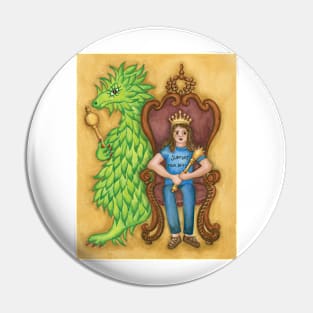 Princess Ingeborg and Esmeralda on the Throne Pin