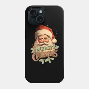Vintage Santa Claus Merry Christmas Noel Phone Case