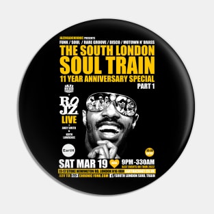 POSTER - THE SOUTH LONDON - SOUL TRAIN - ANDY SMITH Pin