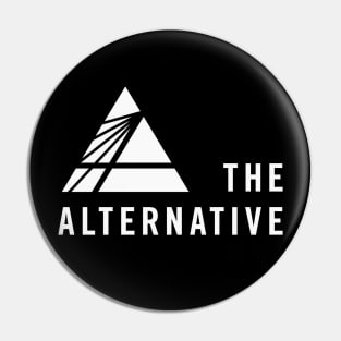 The Alternative band - original white logo Pin