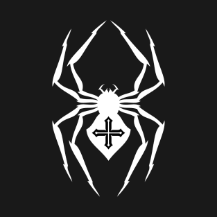 White Spider with Cross T-Shirt