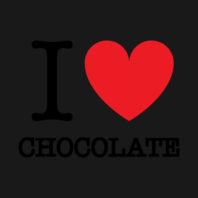 I HEART CHOCOLATE by MasterpieceArt