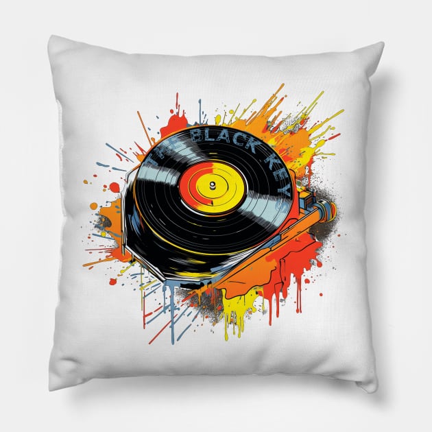 THE BLACK KEYS Pillow by kelly.craft