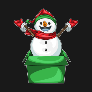 Snowman Christmas Box T-Shirt