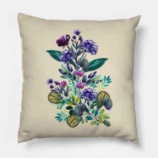 Wild meadow flowers Pillow