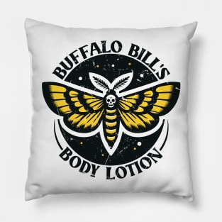 Buffalo Bill's Body Lotion // Vintage Horror Design Pillow