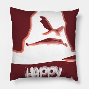 Happy Halloween Crazy Witch Hat Pillow